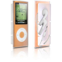 Philips DLA71027 Organizador de auriculares para iPod nano G4 Funda Jam Jacket (DLA71027/10)